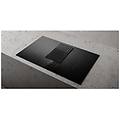 - piano cottura bl / f / 83 a induzione 4 zone cottura da 83 cm con cappa filtrante colore nero