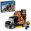 set di giocattoli da costruzione city burger truck per bambini dai 5 anni in su