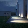 lampione da giardino spot way h 57. 2 cm antracite 512 lumen ip44