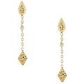 orecchini donna oro giallo bianco gl100801