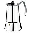caffettiera moka m630004 4 tazze acciaio inox induzione brillante