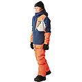 daumy jkt jr giacca da sci bambino orange/blue 10