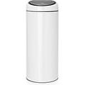 touch bin new pattumiera 30 litri bianco