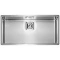 01532axcssp serie pyper lavello acciaio inox satinato da incasso slim 1 vasca 85x45cm