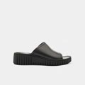 sandali da donna in suede nero