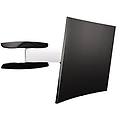 - supporto per tv curvi 65' inclinabile 2 snodi estensibile nero / grigio