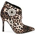ankle boots leopard in raso tacco 10 5 cm