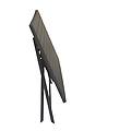 milanihome. it tavolo da giardino pieghevole salvaspazio in alluminio 70x130 c taupe 77 x 73 x 130