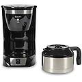 - macchina da caffè elettrica per 10 tazze 800 w 1l caf-ss-5660 colore nero-argento