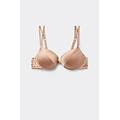 reggiseno push-up bellissima in seta donna naturale taglia 3b