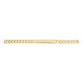 bracciale con targhetta golden dream placcato oro giallo collezione golden dream giallo