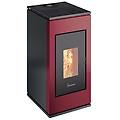 stufa a pellet 8 2 kw sofia 9. 0 rossa cod. 2000054012