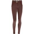 pantaloni push up wr. up in jersey organico vita bassa french roast donna extra large