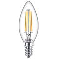 Philips Classic Lampadina Led E14 B35 6 5w Trasparente 4 000k
