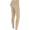 pantaloni push up wr. up 7/8 superskinny cotone organico warm sand donna small