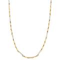 collana uomo oro giallo bianco gl100348