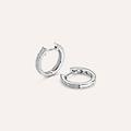 orecchini a cerchio sophia oro bianco diamante collezione sophia oro bianco