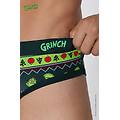 slip in cotone elasticizzato stampa grinch uomo verde tama&ntilde;o l