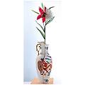 - vaso in procellana bone china decorata diametro cm. 14 altezza cm. 32 5 adelma linea hybrid