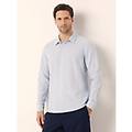 camicia da uomo con colletto classico cotton linen / azzurro pastello / xl azzurro pastello