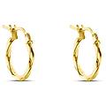orecchini a cerchio gold essence oro giallo collezione gold essence oro giallo