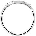 anello silver collection argento rodiato collezione silver collection misura 52 bianco