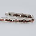 bracciale man code acciaio tricolore bianco / rosa / nero collezione man code tricolore bianco /