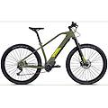 bicicletta elettrica mtb fuoco marine 50 verde ruote da 29" velocit&agrave; max 25 km/h motore