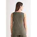 canotta in lino the pure linen donna verde taglia s