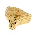 anello uomo oro giallo testa di leone gl101775