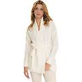 cardigan lungo bianco
