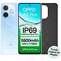 smartphone a5 pro 4g con ai 6 67 90hz 8gb/256gb 50mp ip69 5800mah 45w custodia inclusa blu