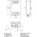 scaldabagno scaldino a gas next evo x outdoor 16 gpl erp 16 litri