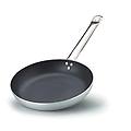 padella in alluminio antiaderente con manico in acciaio inox spessore 3 mm diam. 36cm