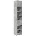 - mobile sottile grigio cemento 40x42 5x225 cm in truciolato