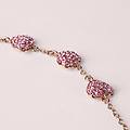 bracciale aura acciaio rosa cristallo collezione aura rosa