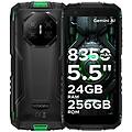 fire 3 ultra smartphone 24 gb ram 256 gb robusto android 15 nero/verde