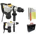 - trade shop trapano scalpellatore martello demolitore 1350w 28mm tassellatore 5 accessori