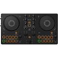 ddj-flx2 controller dj 2 canali nero