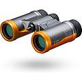 binocolo ud 9x21 grigio e arancione. un campo visivo luminoso e chiaro corpo leggero con prisma a