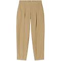 pantaloni in twill di lyocell lunghezza cropped