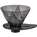 v60 mugen gocciolatore da caffè colore nero trasparente