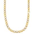 collana uomo in oro giallo e bianco 803321732380