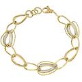 bracciale donna oro giallo bianco gl100629