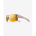 occhiali aerolite rosa traslucido mate con lenti spectron 3 dorato donna