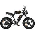 bicicletta elettrica m20 stile motociclistico doppia batteria