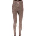 pantaloni push up wr. up superskinny vita alta effetto bleached aztec brown donna xxs