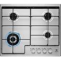 egs6434x piano cottura acciaio inox da incasso 60 cm gas 4 fornello(i)