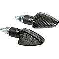 frecce moto coppia a led arrow colore carbon look taglia unica