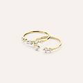 anello trilogy diamade glam oro giallo diamante lab-grown collezione diamade glam misura 56 oro